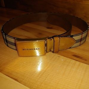 Burberry Charles Horseferry Check Belt